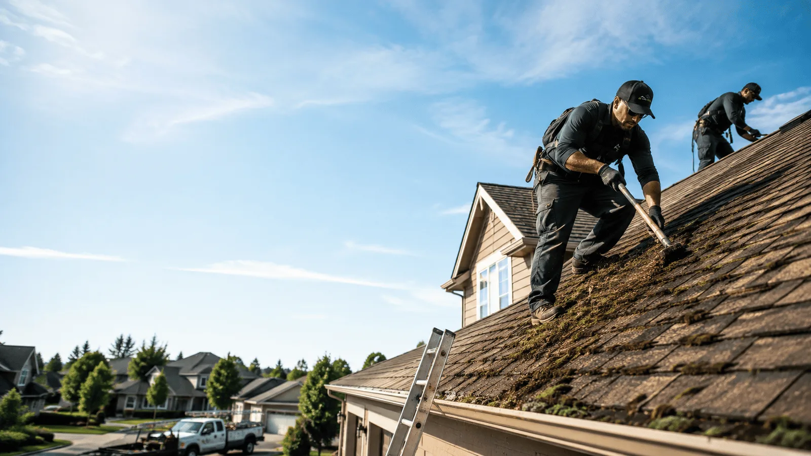 Roof Moss Removal in Oakpark, VA near me